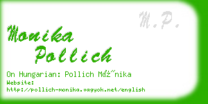 monika pollich business card